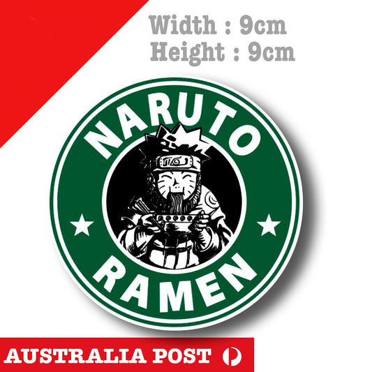 NARUTO RAMEN Starbucks Funny JDM Logo Sticker