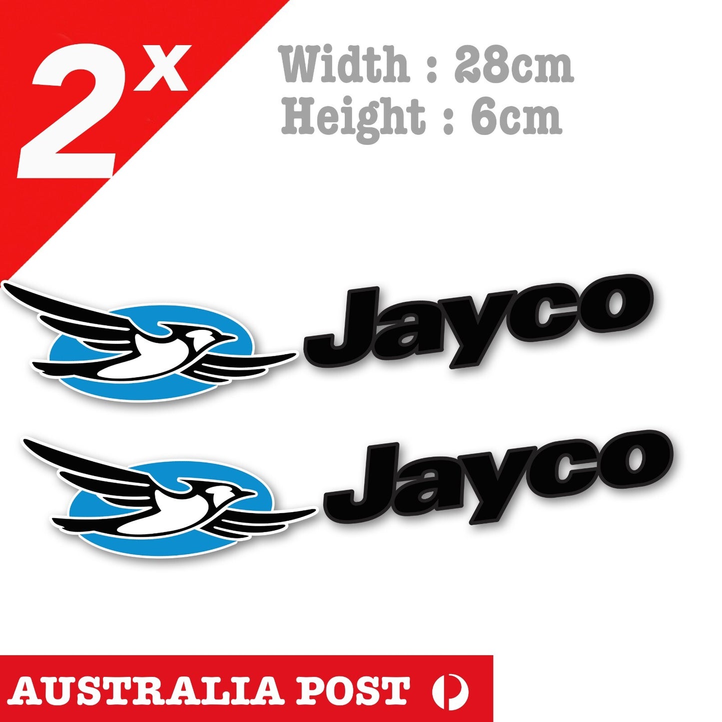 Jayco Caravan Logo  Laptop , Car, Carvan Decal Stickers