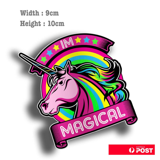 I am Magical Unicorn Funny  Vinyl  Sticker 