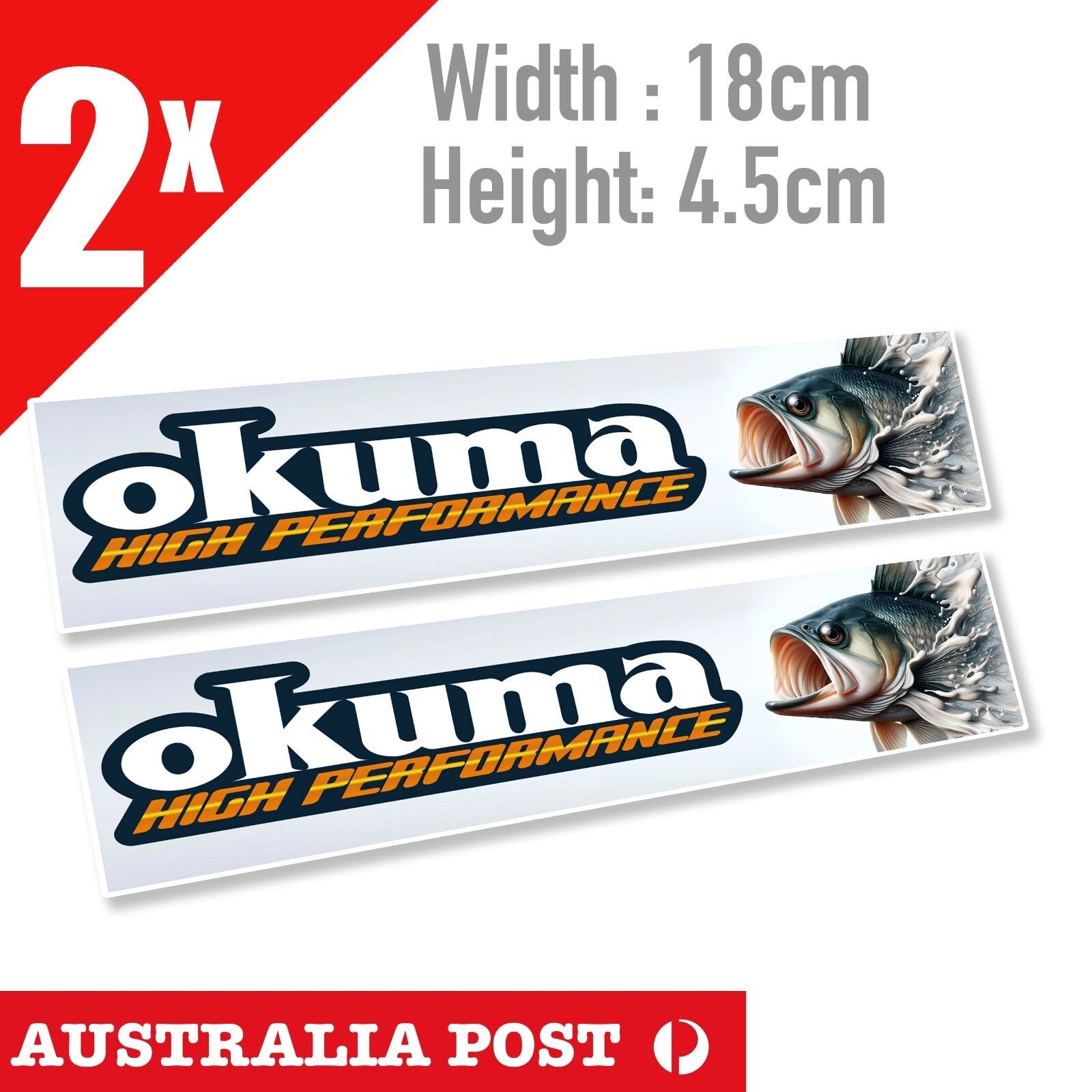 OKUMA Banner Decal Solterra Fishing Reel Boat Braid Line Nanofil Fireline Bait