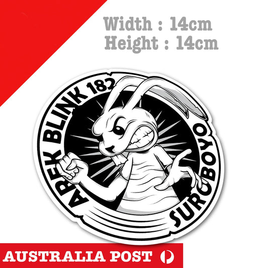 Blink-182 Rock Band Logo Since 92 , SUROBOYO Sticker