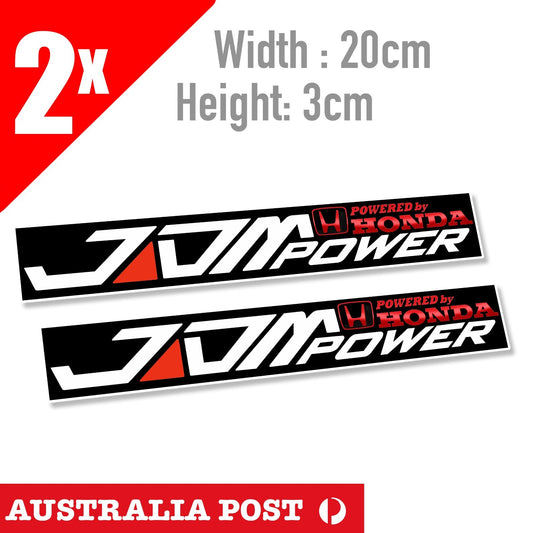 JDM PERFORMANCE |Powered By HONDA Racing JDM Japan Racing Sticker