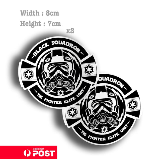Star Wars Black Squadrom - Fighter Elite Unit  Sticker 