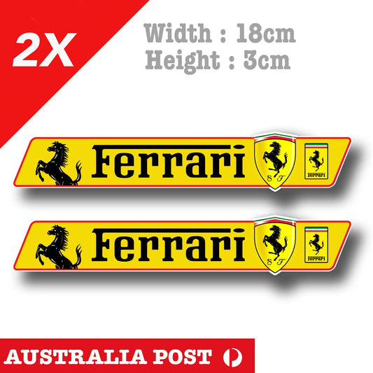 Ferrari Logo Banner Racing  Sticker