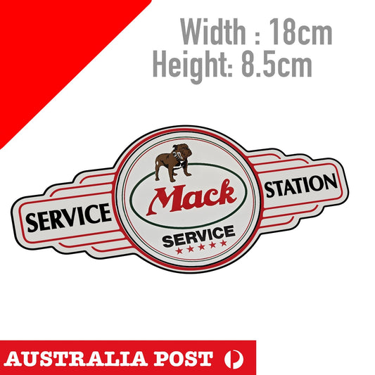 MACK Truck Logo Australia Truck V8 Logo Service Station Sign Style Sticker