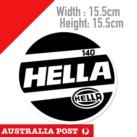 HELLA COMET 140 PROTECTIVE FRONT SPOT FOG DRIVING LAMP LIGHT COVER Sticker