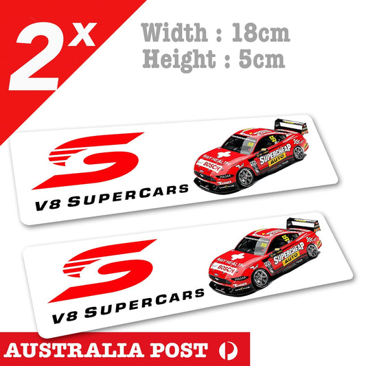 Supercheap Auto Racing Ford Mustang GT  V8 Supercar BOSCH  Stickers