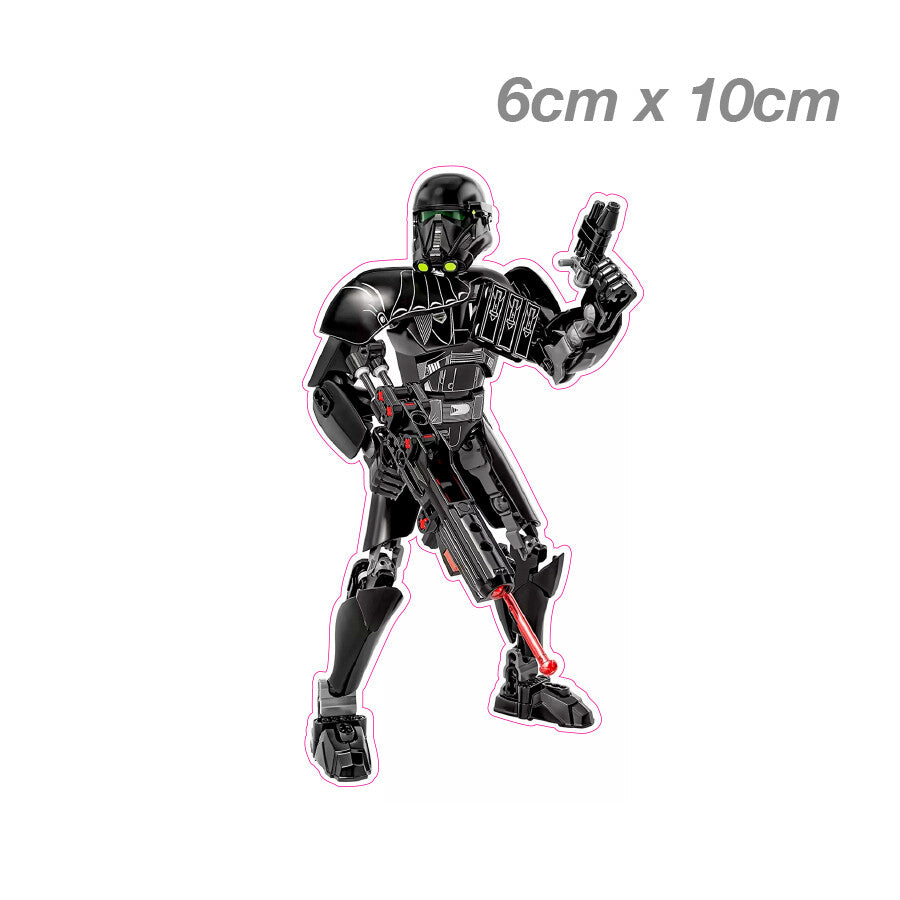 LEGO Star Wars 75121 Imperial Death Trooper  Laptop , Car  Vinyl  Sticker 