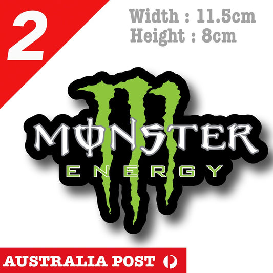 Monster Energy Drink Logo  Truck , Toolbox , Fridge , Bar Stickers