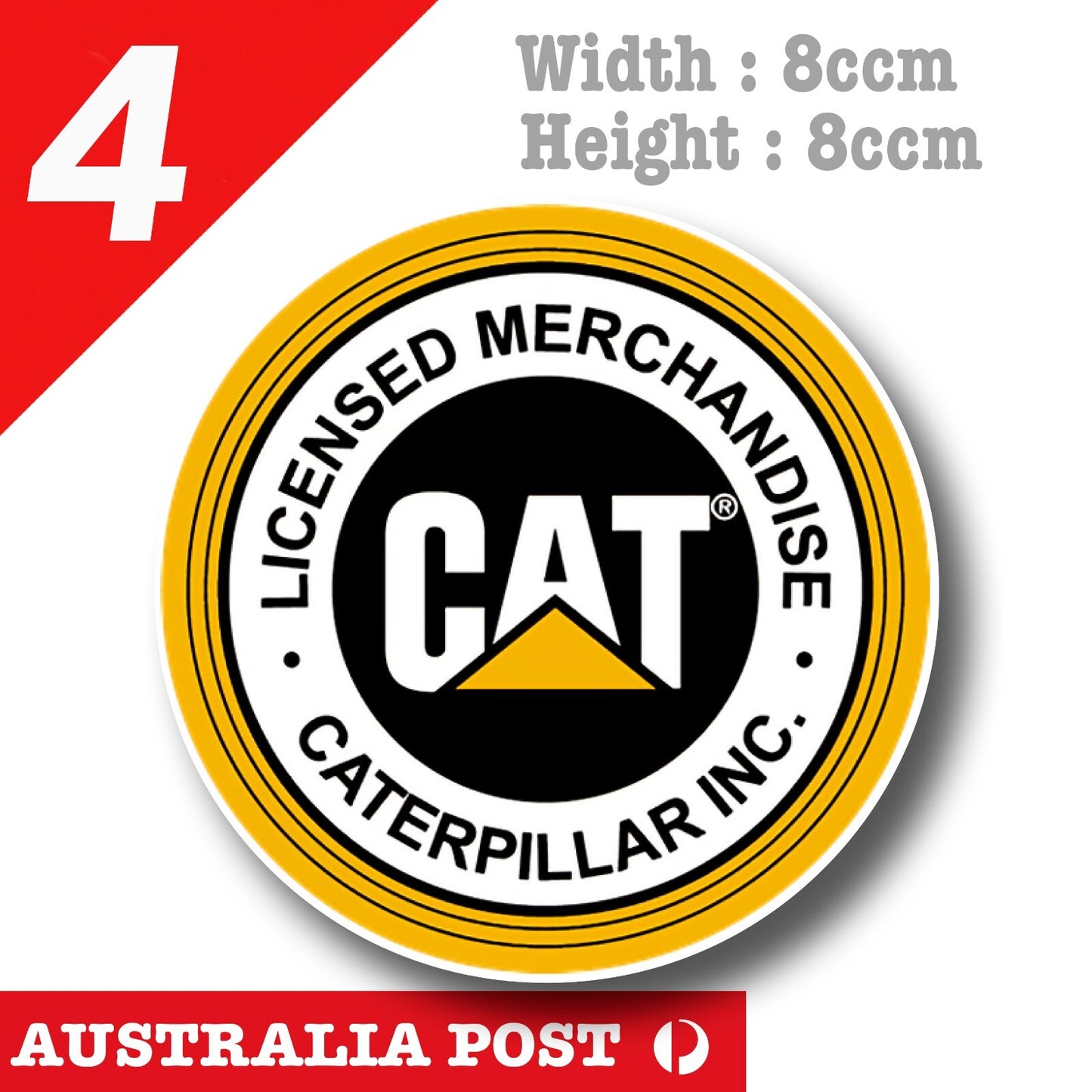  CATERPILLAR Licensed Merchandise Sticker 