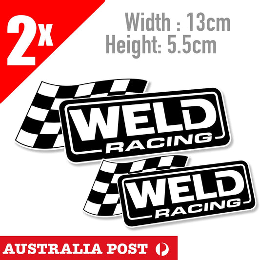 WELD RACING TIG TOOLBOX  FORD HOLDEN BEER FRIDGE MANCAVE Stickers