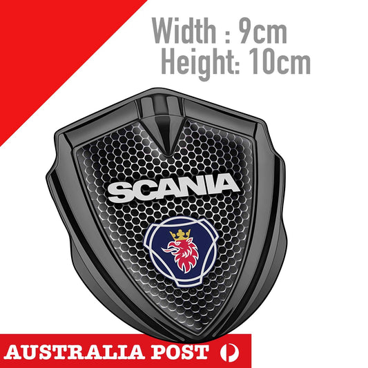 SCANIA TRUCK  DARK style Badge,  SCANIA LOGO Sticker