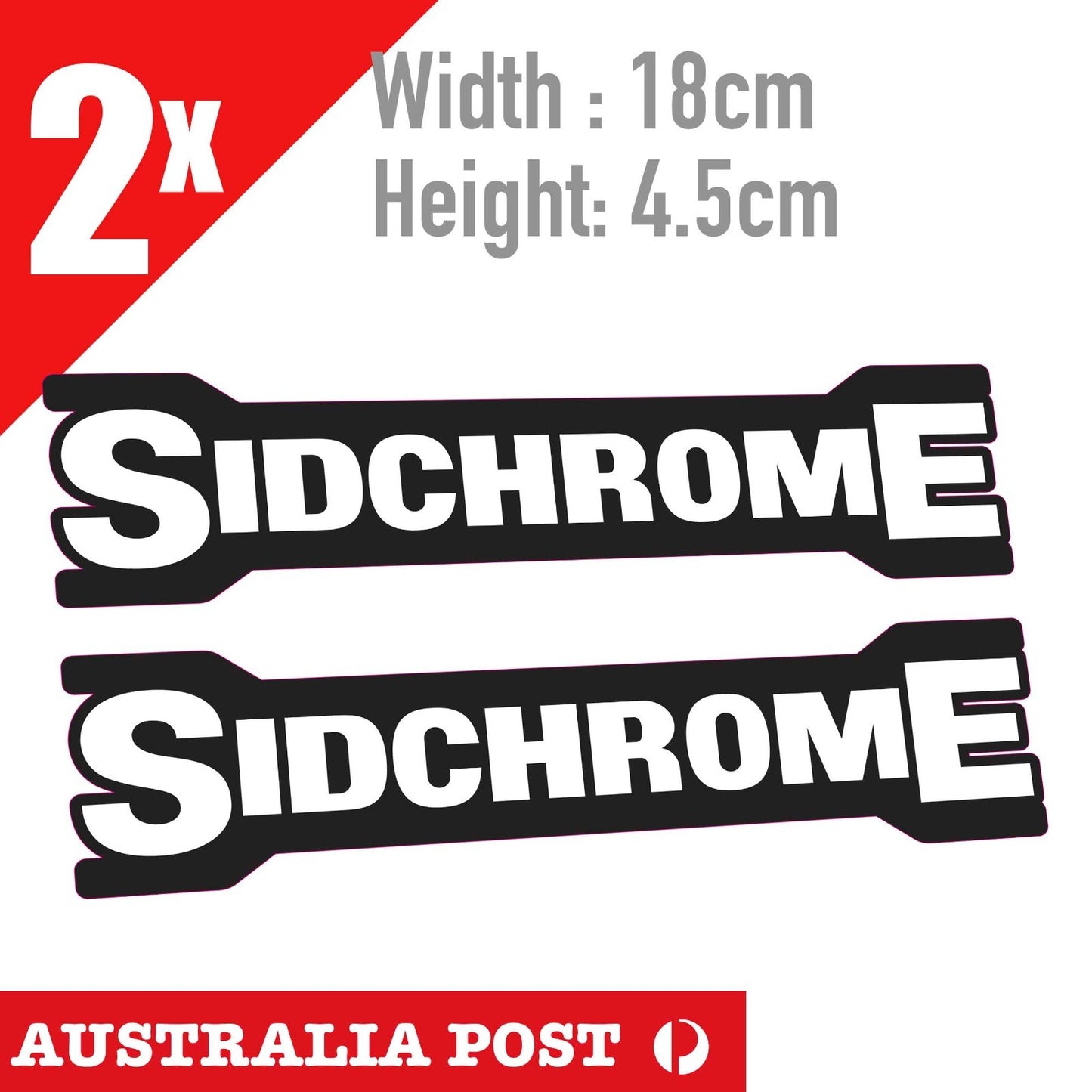 Sidchrome Tools Logo, Tools Logo, Toolbox , Garage Decal   Sticker