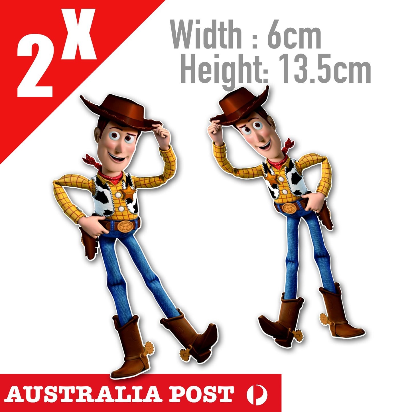 Woody Pixar Disney Decal Vinyl  Sticker 