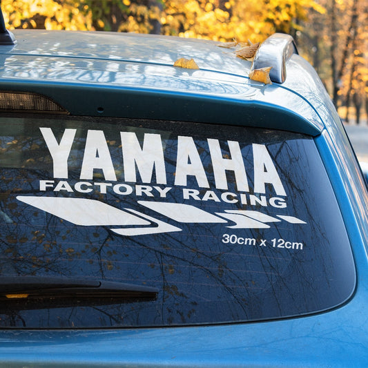 Yamaha Logo Motorcycle  Logo Vinyl Car Window Sticker