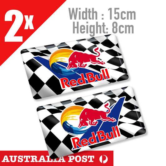 Red Bull Logo , Red Bull Racing Flag Decal Stickers