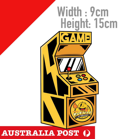 Pacman Game Arcade Game Machine ,Laptop Retro Gaming Vintage Sticker
