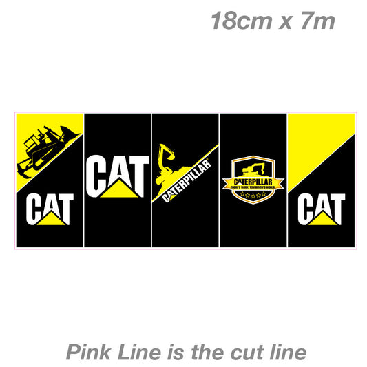 CATERPILLAR Machinery Logo Laptop , Car  Vinyl  Sticker 