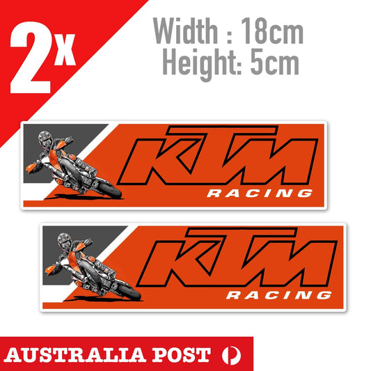 KTM RACING motorcycle Banner Stickers