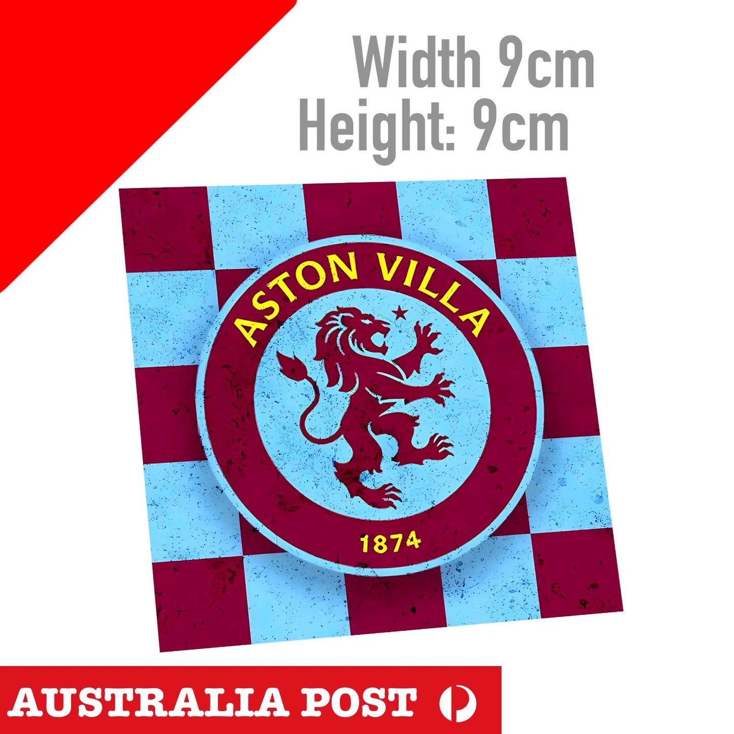 Aston Villa Fc Flag , Car Truck Window Decal Sticker