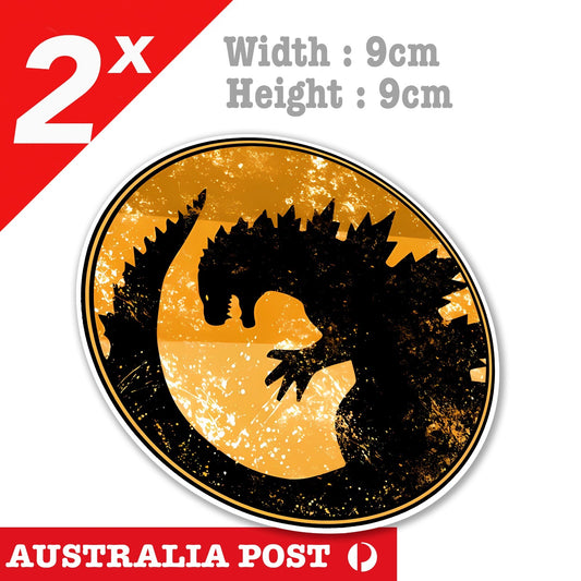 Godzilla GOLDEN Monster Japan JDM - Japan Monster Decal Stickers