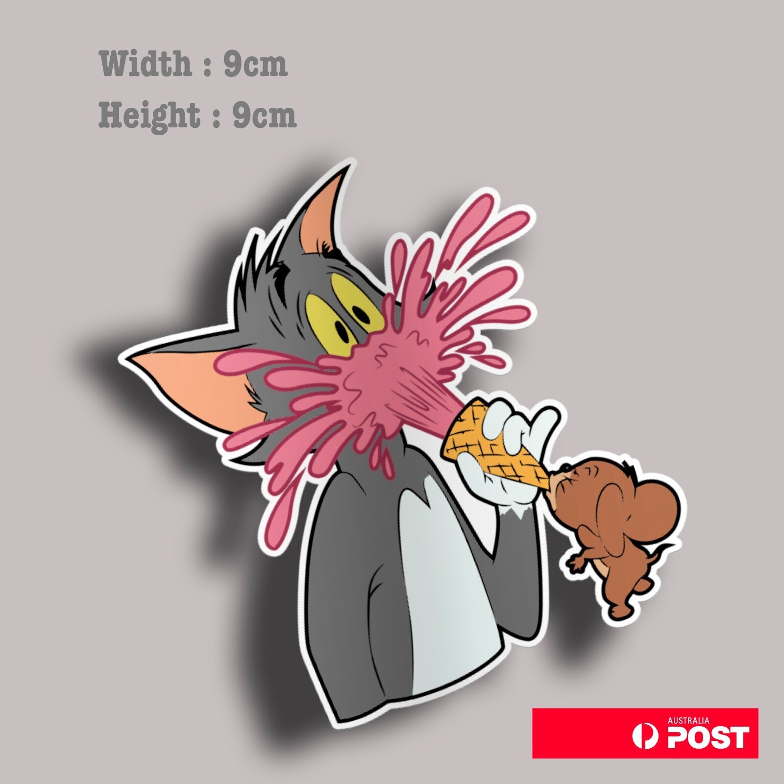 Tom & Jerry the Cat Funny  Cartoon Character Vinyl Stickers 