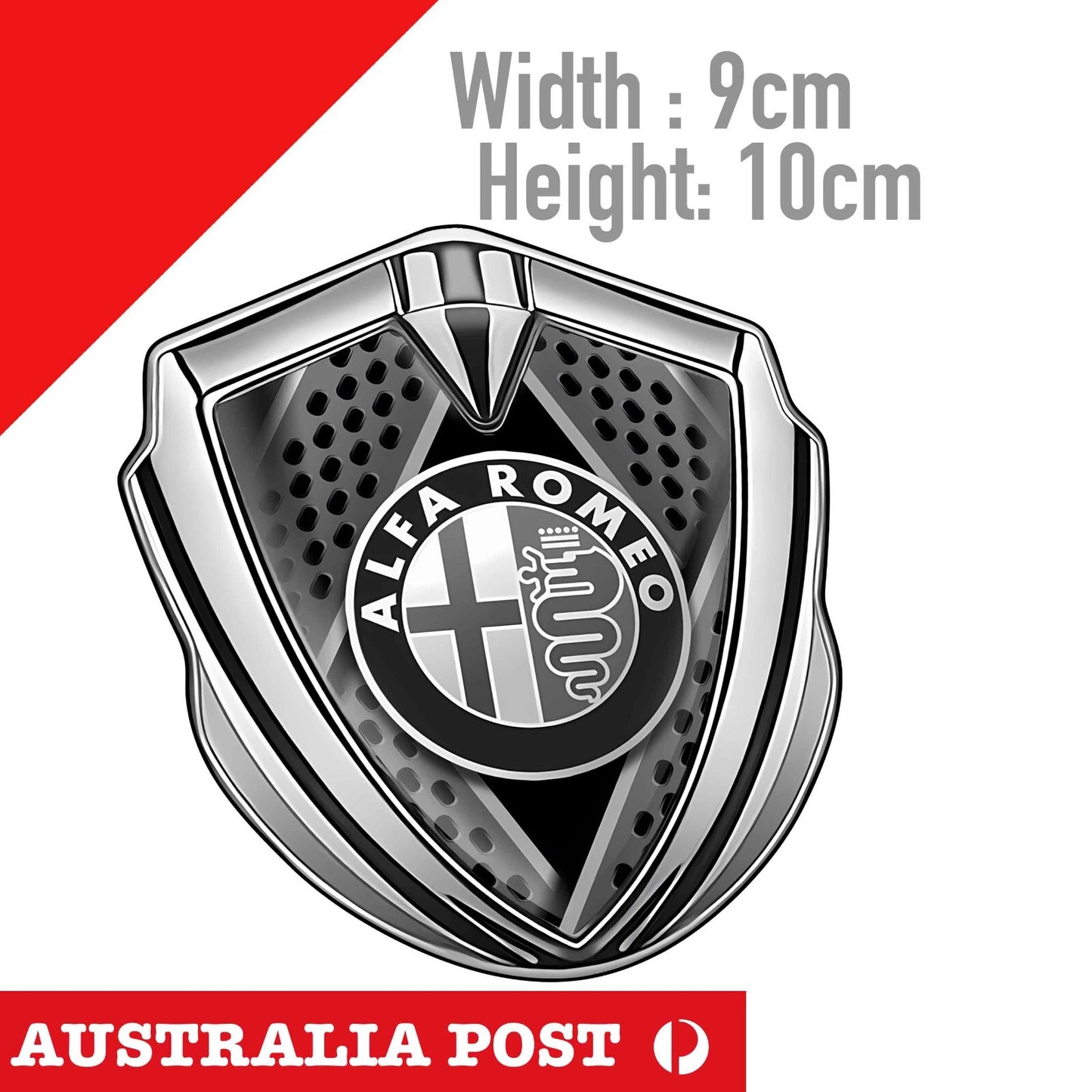 Alfa Romeo Logo  Dark  Style Badge, Alfa Romeo LOGO Sticker
