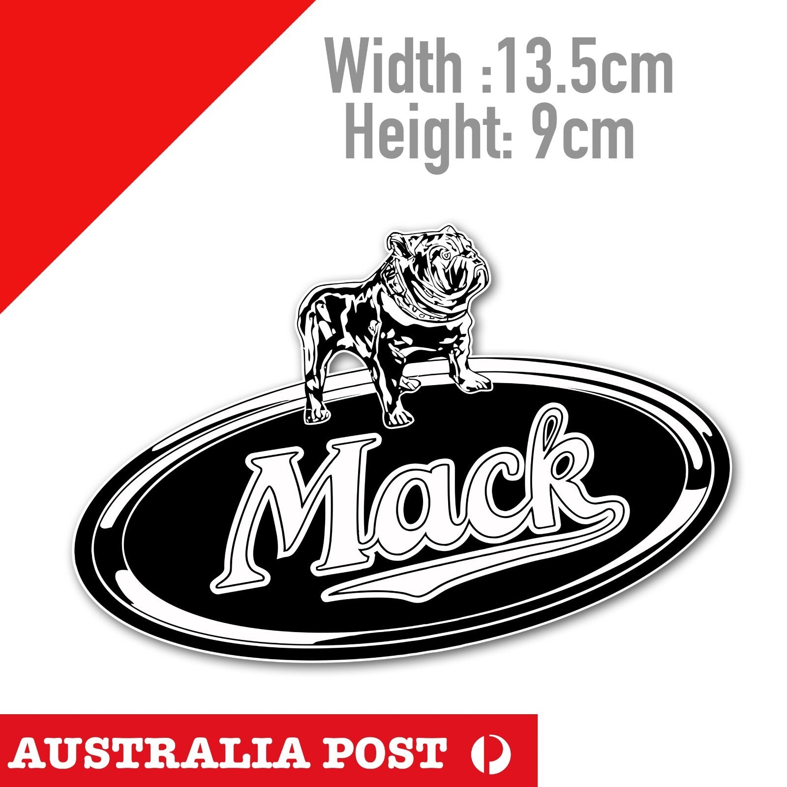 MACK Truck Logo Australia Truck V8 Logo Sticker