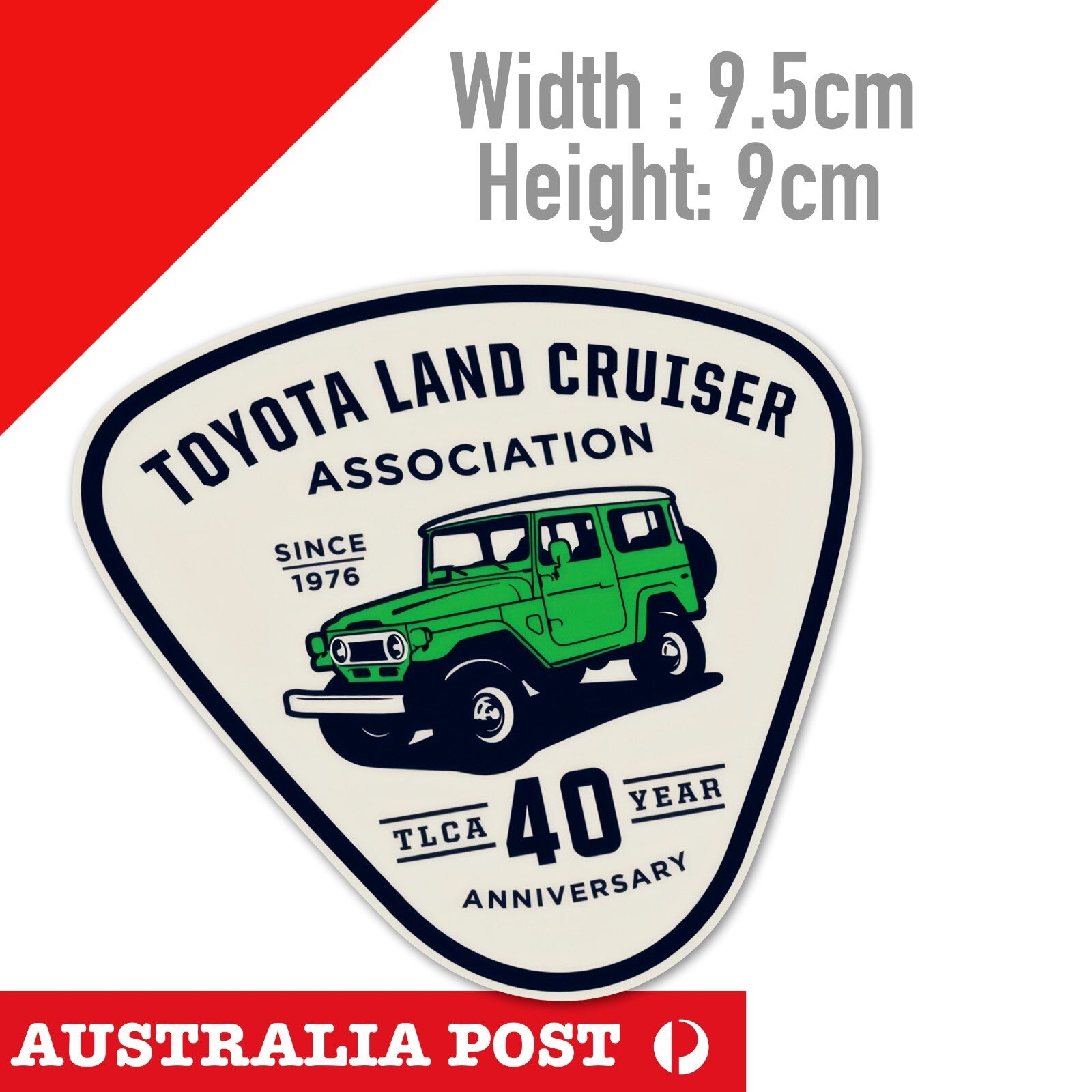 TOYOTA Land Cruiser Association, Hilux 4x4 Truck Ute, 4Runner  Sticker