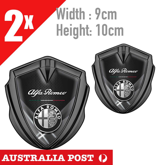 Alfa Romeo Car Logo Racing Badge Car Laptop  Sticker