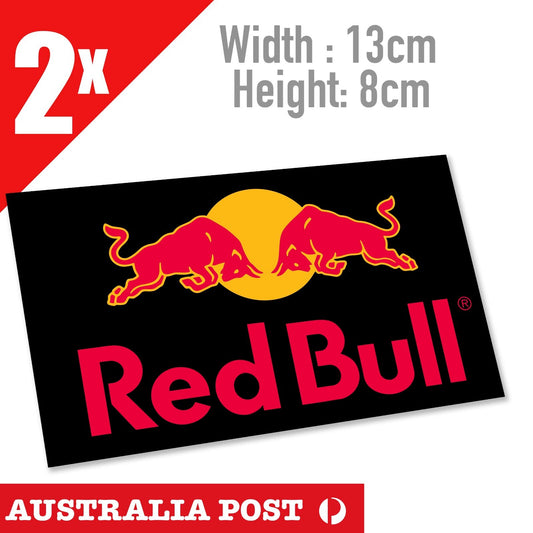 Red Bull Logo, Red Bull Energy Decal x2 Sticker