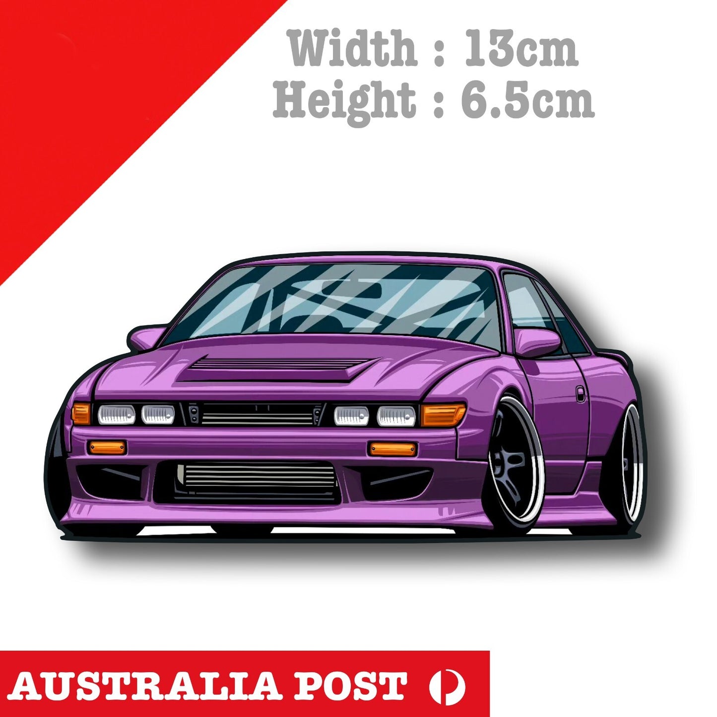 Nissan Silvia S13 JAPAN JDM Racing Car  Sticker