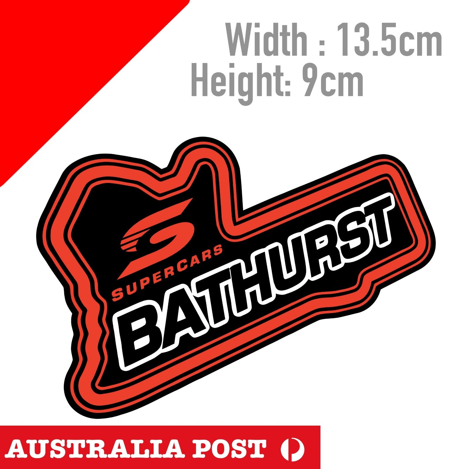 BATHURST Super Car Racing Logo , HOLDEN FORD FPV Sticker
