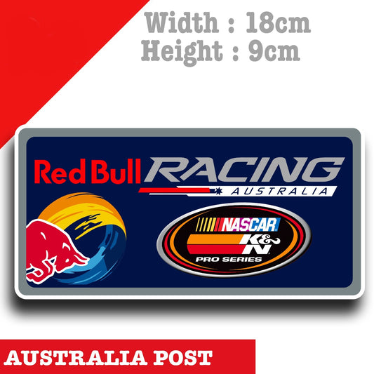 RED BULL Energy Drink NASCAR K&N Filter Racing Australia Sticker