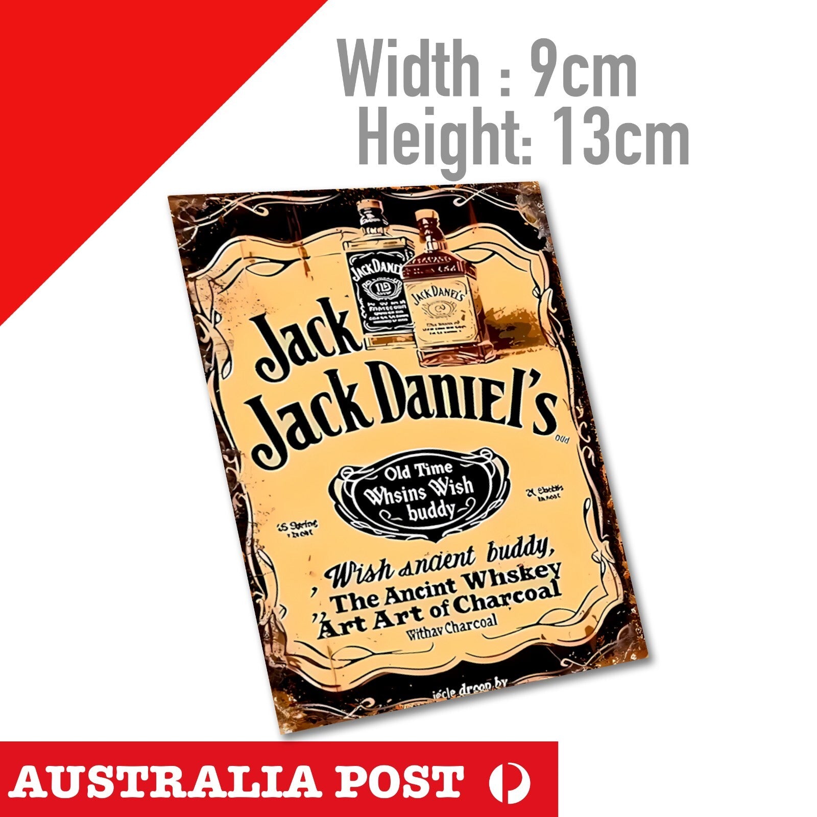 Jack Daniel'S Vintage Sign, Bar Fridge, Car  Vinyl  Sticker