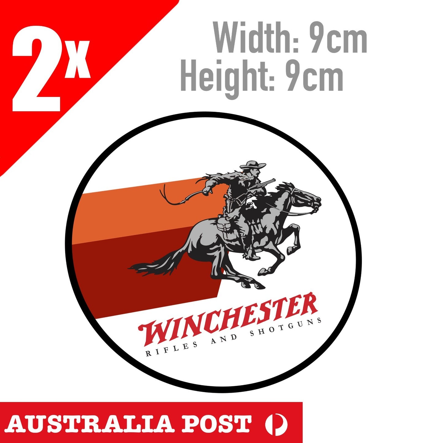WINCHESTER  Rifles & Shotguns  Old Vintage Logo Sticker