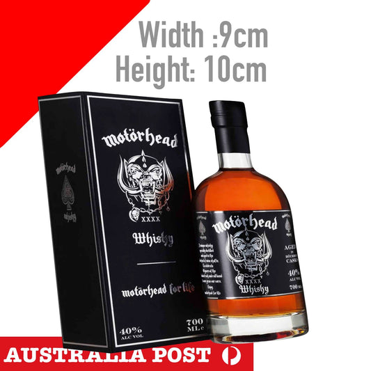 Motorhead Skull WHISKEY, Motorcycle,Fuel Tank, Helmet  Sticker