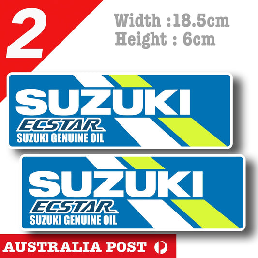 SUZUKI  ECSTAR MotoGP Oil  4x4 Truck Vinyl  Sticker 