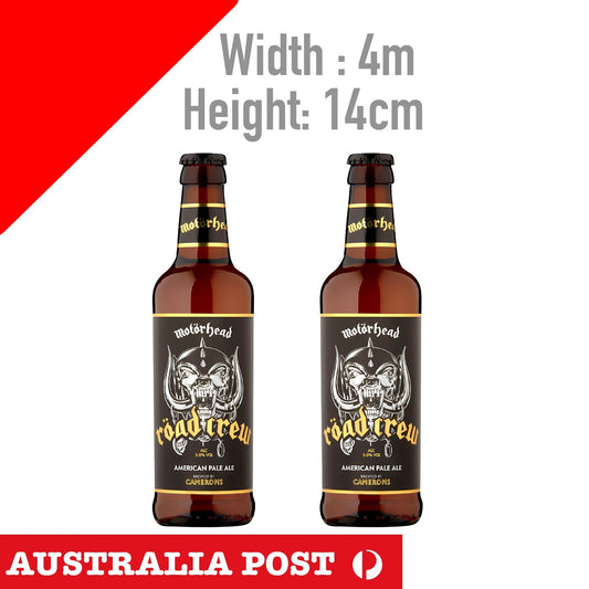 Motorhead Skull ROAD CREW Beer, Motorcycle,Fuel Tank, Helmet  Sticker