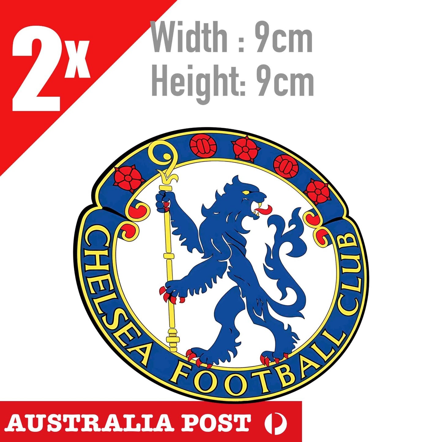 CHELSEA FC Premier League Sticker Decal Vinyl Car Wall Stickers