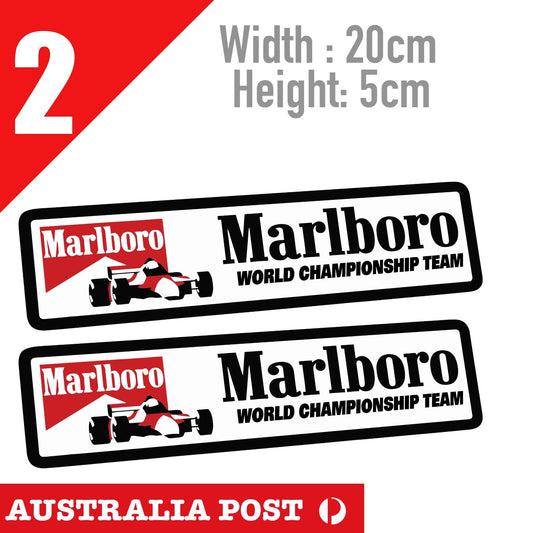 Marlboro F1 Racing, Vintage Design For Laptop Car Ute 4x4 Mancave Banner Sticker