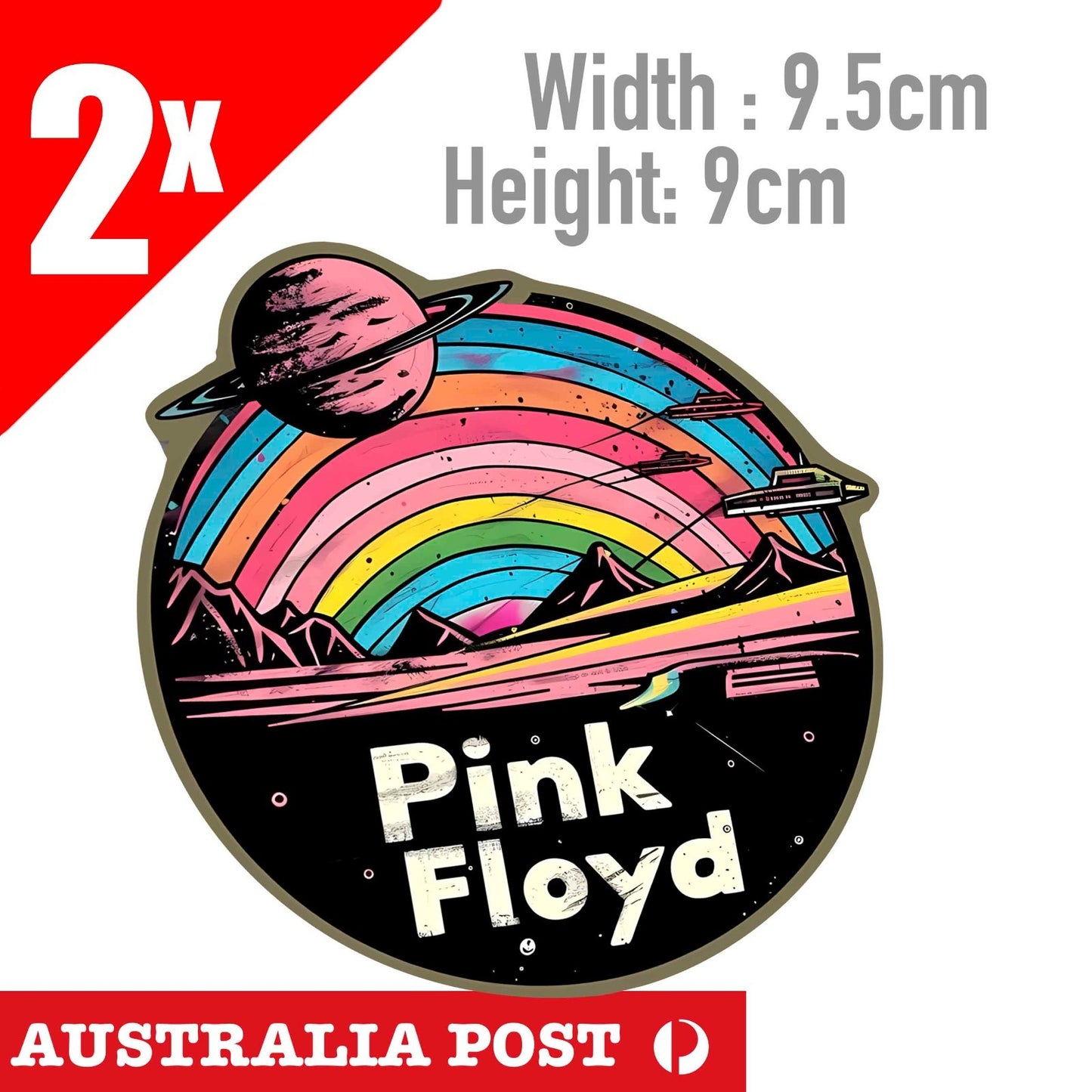 Pink Floyd Logo Decal Stickers