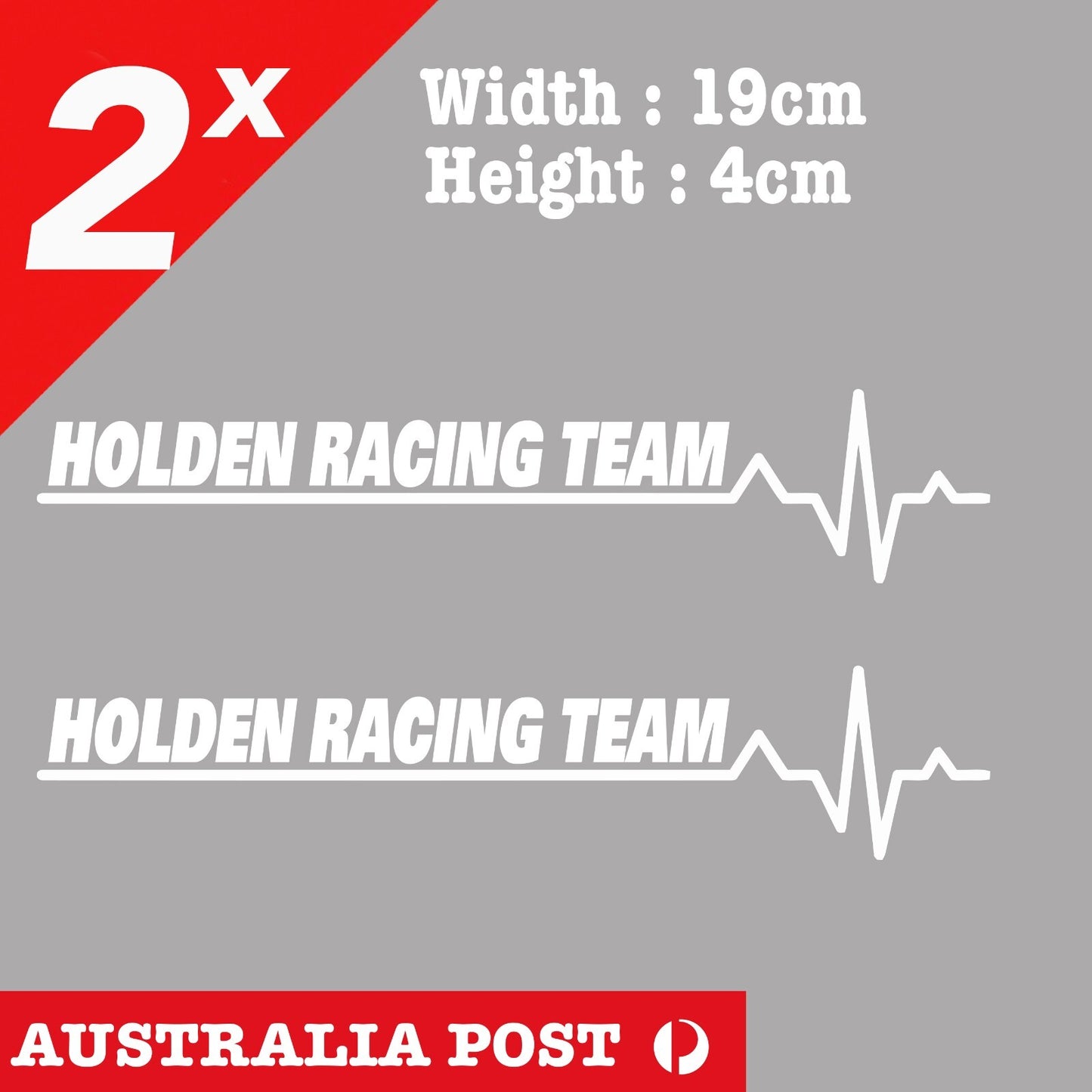 HOLDEN Cardiogram Racing Team, Turbo, Car Window, Racing Sticker