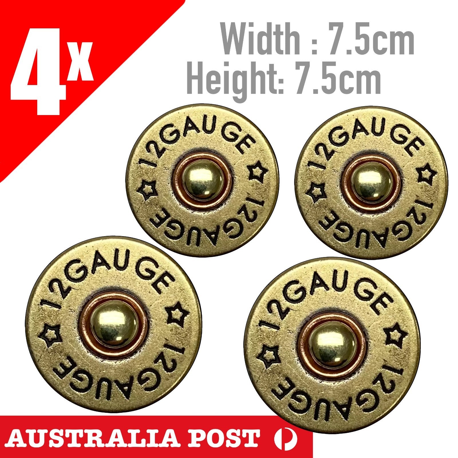 12 GUAGE SHOTGUN SHELL BULLET  WINCHESTER REMINGTON Stickers