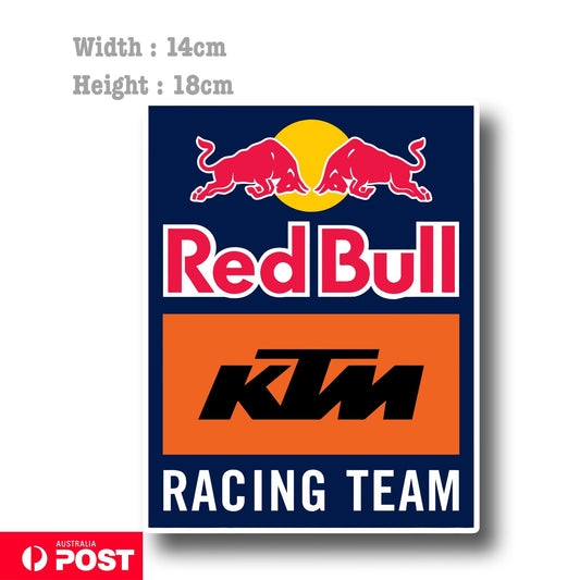 Red Bull KTM Racing Team Fridge Bar  Laptop , Car  Window Sticker