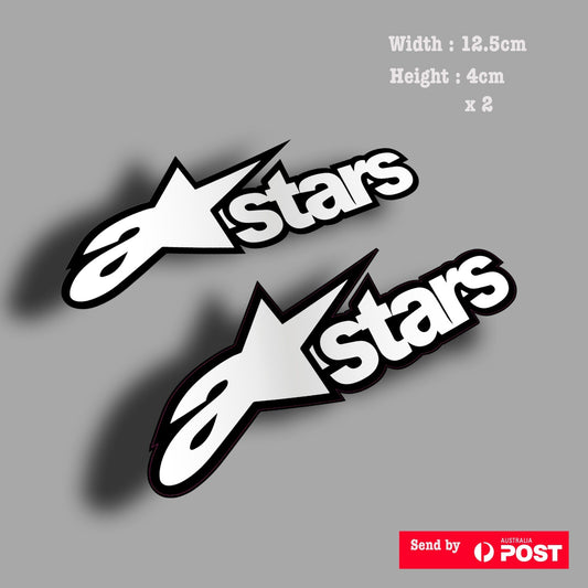 ALPINESTARS x2 Laptop , Car  Decal Sticker 