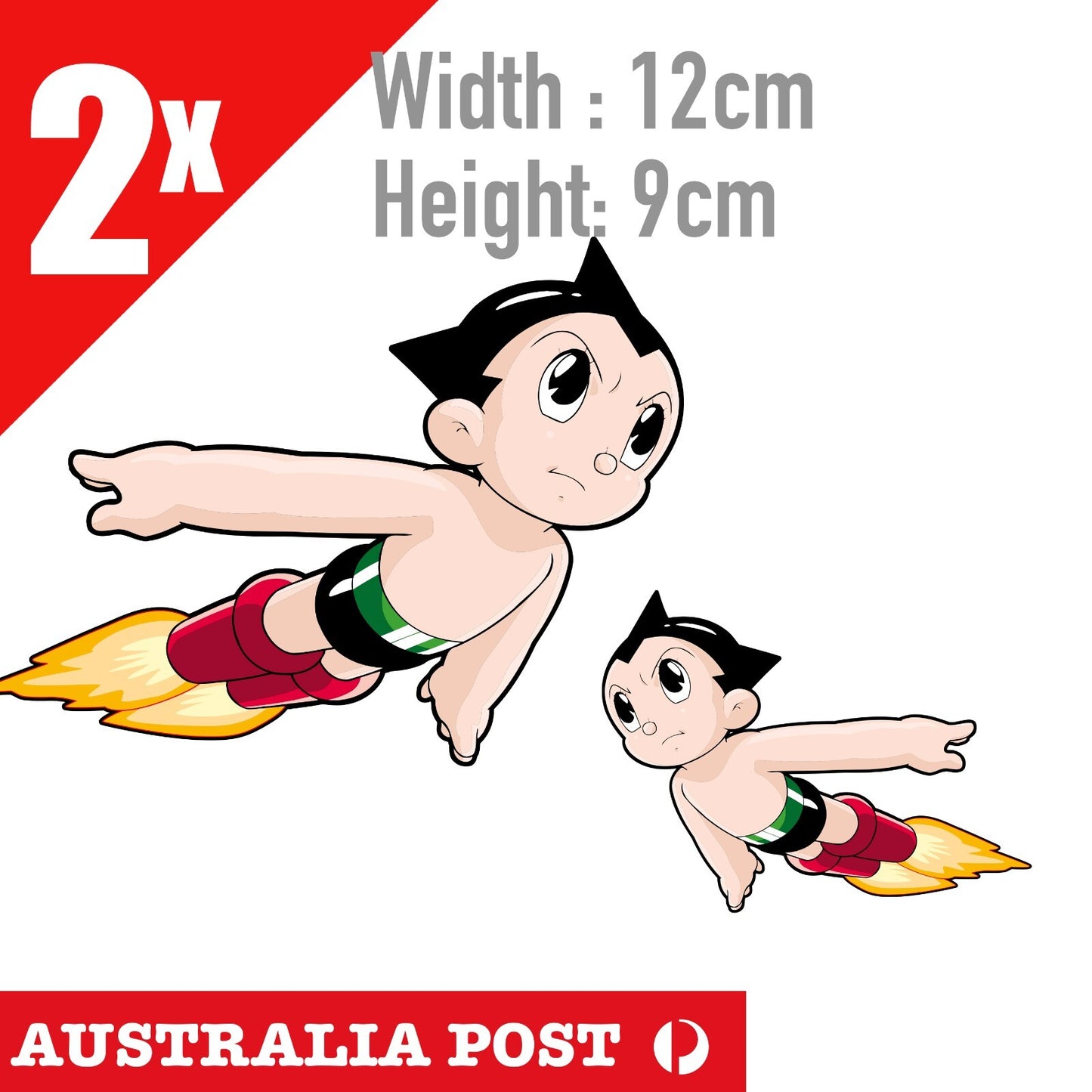 ASTRO BOY 阿童木 Japan  JDM Flying  Stickers