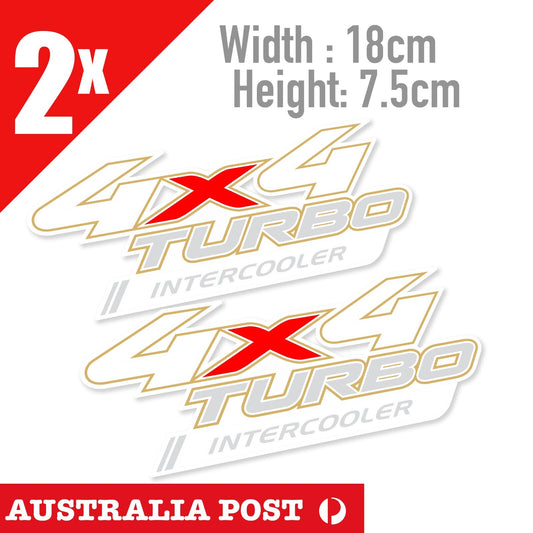 Toyota Hilux 4x4 Turbo Intercooler,Ute , Landcruiser   Stickers