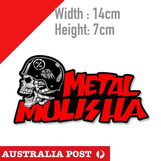 Metal Mulisha ,Motocross Dirt Bike 4x4 Off Road, Fuel Tank, Helmet Skull Sticker