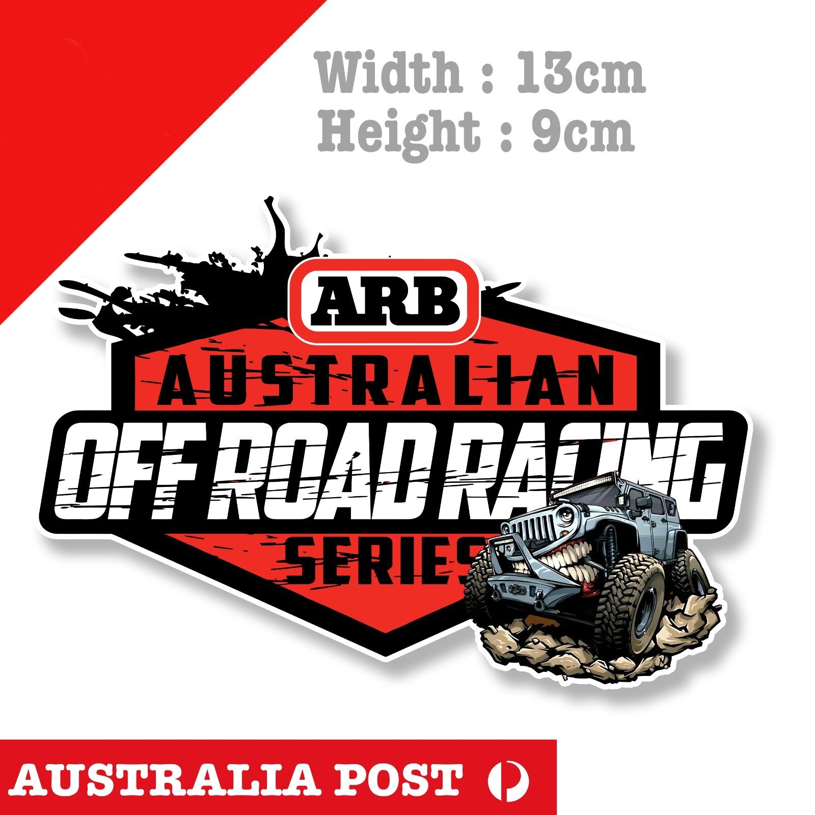 ARB Australian Off Road Racing Logo , JEEP 4X4 Off Road JDM  Sticker